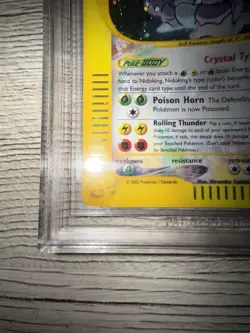 Pokemon 2003 Nidoking 150/147 Aquapolis Holo BGS 6.5 (regrade U) - Image 5