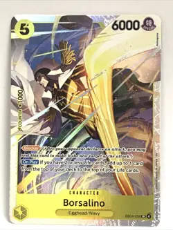 One Piece TCG Borsalino (EB04-058) SR Adventure On Kami's Island, ENGLISH - Image 1