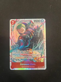 Roronoa Zoro (Foil) (EB04-007) SR One Piece Adventure on Kami's Island OP15-EB04 - Image 1