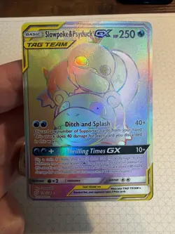 Slowpoke & Psyduck GX 239/236 Unified Minds Secret Rare Pokemon - Image 1