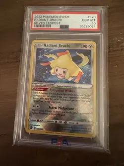 Radiant Jirachi 120/195 - Silver Tempest - Graded PSA 10 GEM MT Pokemon Card - Image 1