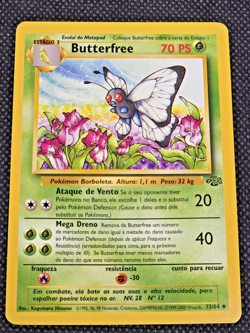 Pokemon 1999 Pokemon Jungle Butterfree Portuguese #33/64 Vintage Vtg NM/MT Card - Image 1