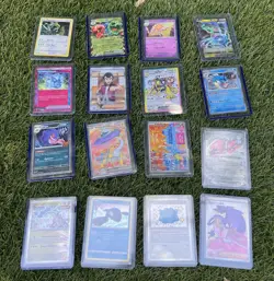 Pokemon Sleeved Card Lot Bundle - Image 1