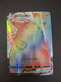 Pikachu VMAX Rainbow Rare 185/188 - vivid voltage - Pokemon card LP - Image 1