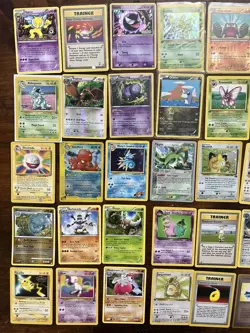 Pokemon Cards 500 NM Card Lot (Holo, Rare, Gym Hero, Jungle, Fossil, 1st ed..), - Image 5