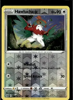 Pokemon Hawlucha 148/192 Rebel Clash Reverse Holo Uncommon 2 Card Lot - Image 1
