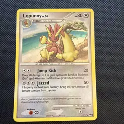 Lopunny 9/17 Holo POP Series 9 Pokemon Card - Image 1
