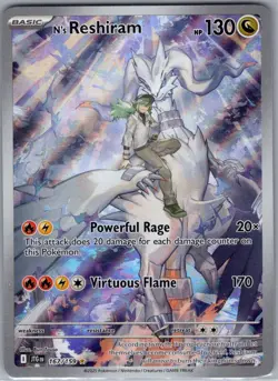 N's Reshiram 167/159 SV09: Journey Together - Pokemon Card - NM - Image 1