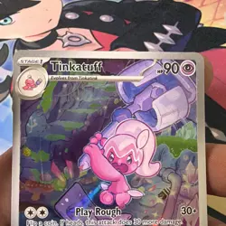 Pokemon Tinkatuff 217/193 Illustration Rare Full Art Holo Paldea Evolved Card - Image 2