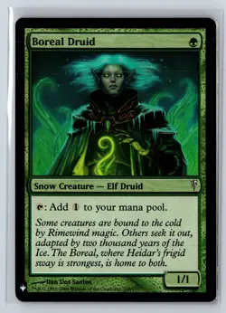 Boreal Druid Holo C The List Reprints 105 NM - Image 1