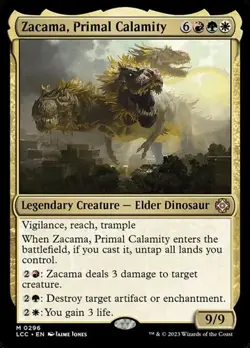 Zacama, Primal Calamity LCC NM MTG - Image 1