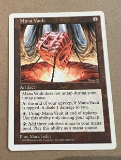 Mana Vault - 5th Edition - MTG - Magic the Gathering - Image 1