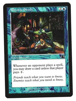 Magic The Gathering MTG - PROPHECY 2000 PCY - #45 Rhystic Study LP NM LOT1 - Image 1