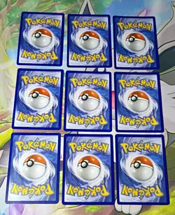 Pokemon 30th Anniversary First Partners Illustration Collection IR Set Of Nine - Image 2