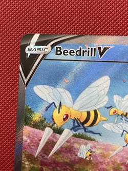 Beedrill V (Alternate Full Art) 161/189 Astral Radiance Pokemon NM - Image 3