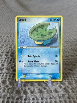 2005 Lotad - NM - EX Deoxys 63/107 Vintage Pokemon Card TCG - Image 1