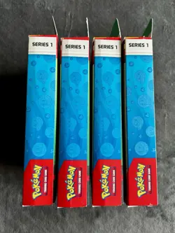 Pokemon First Partner Illustration Collection Series 1 Box Lot of 4 Sealed - Image 4