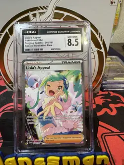 Pokemon TCG Lisia's Appeal Full Art Trainer Surging Sparks 246/191 - Image 1