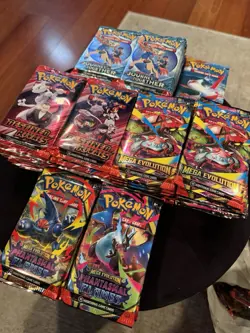Lot of 110 Pokemon TCG sealed booster packs Phantasmal, Mega Evolution, Destined - Image 2