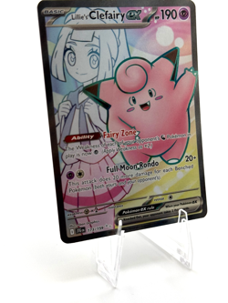 Pokemon Lillie’s Clefairy ex Ultra Rare Journey Together 173/159 - Image 3