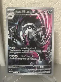 NM-Mint Galarian Obstagoon - 245/217 - Illustration Rare Pokemon Ascended Heroes - Image 1