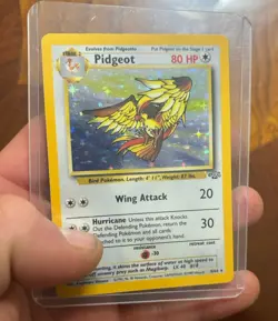 Pokemon TCG Pidgeot Jungle 8/64 Holo Unlimited Holo Rare - Image 1