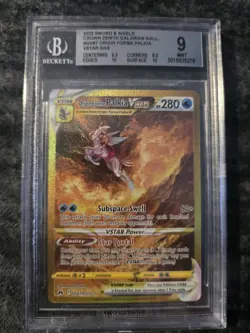 Pokemon TCG Crown Zenith Palkia VSTAR Origin Forme GG67/GG70 BGS 9 Mint - Image 1