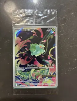 Pokemon TCG Sealed/Stamped Bulbasaur Mega Evolutions Promo Holo English 133/132 - Image 1