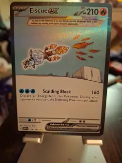 2023 Pokemon Obsidian Flames Eiscue ex #222 SIR NM - Image 1