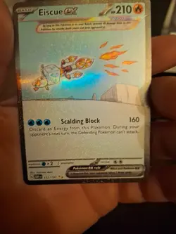 2023 Pokemon Obsidian Flames Eiscue ex #222 SIR NM - Image 3