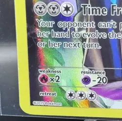 Pokemon TCG Dialga XY77 Full Art Promo Holo Basic 120HP XY Set 2015 English MP ! - Image 4