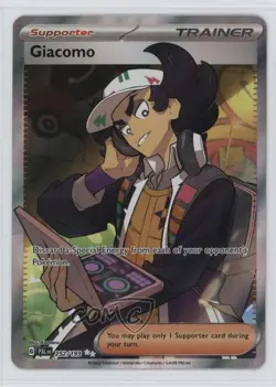 Giacomo Ultra Rare Pokemon Scarlet & Violet Paldea Evolved PAL #252 - Image 1