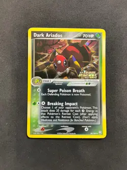 POKEMON UNGRADED DARK ARIADOS 30/109 UC EX TEAM ROCKET RETURNS REVERSE HOLO NM - Image 2