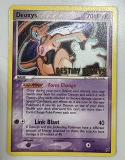 Deoxys 16/107 Destiny Deoxys Movie Promo (Stamped) Pokemon TCG Rare - Image 3