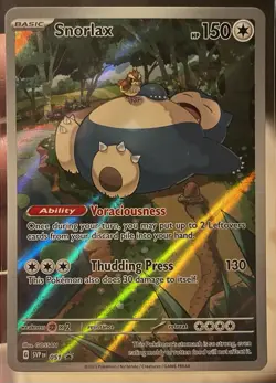 Snorlax 051 SVP Promo Holo 150 HP 130 Attack Scarlet & Violet Pokemon TCG - Image 1