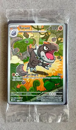 Pokemon Sealed Tyrunt 70 Black Star Promo Perfect Order ETB Mega Evolutions FA - Image 1