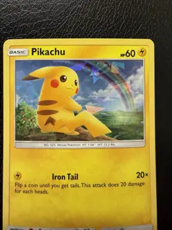 Pikachu - 28/73 (Cracked Ice Holo) 028/073 Deck Exclusives Pokemon TCG NM - Image 2