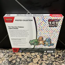 Pokemon 151 Poster Collection Scarlet & Violet BRAND NEW UNOPENED! - Image 2