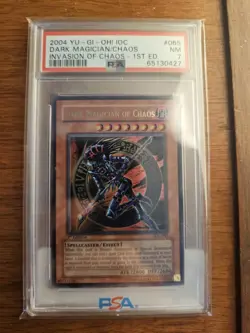 Yu-Gi-Oh! Dark Magician of Chaos 1st Edition PSA 7 - Image 1