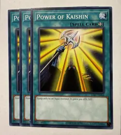 Power of Kaishin X3 LOB-EN044 Legend of Blue Eyes White Dragon (25th) Yugioh - Image 1