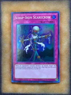 Yugioh Scrap-Iron Scarecrow SPWA-EN058 Super Rare 1st Ed NM - Image 1