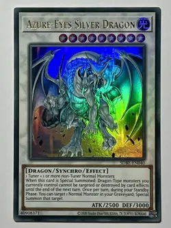 Azure - Eyes Silver Dragon SDBE-EN040 (NM) Ultra Rare Unlimited YuGiOh! - Image 1