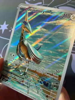 Skarmory - 209/191 - Surging Sparks - Pokemon Illustration Rare NM TCG Card - Image 4