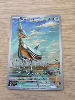 Pokemon TCG Skarmory 209/191 Surging Sparks Illustration Rare - Image 1