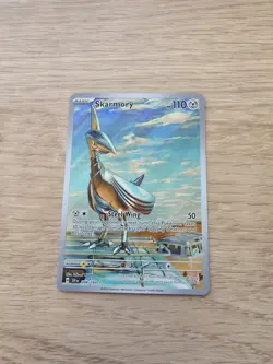 Pokemon TCG Skarmory 209/191 Surging Sparks Illustration Rare - Image 2