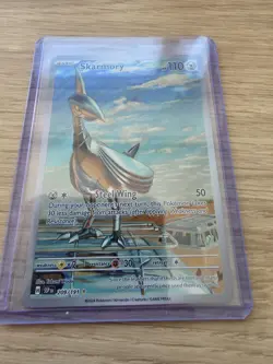 Pokemon TCG Skarmory 209/191 Surging Sparks Illustration Rare - Image 5