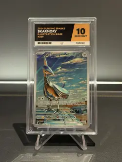 Pokemon TCG Skarmory 209/191 Surging Sparks Illustration Rare Ace 10 - Image 1