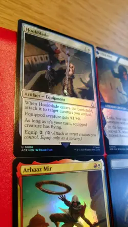 MTG Magic The Gathering Assassin's Creed Foil Cards Showcase Etched Land Tokens - Image 2