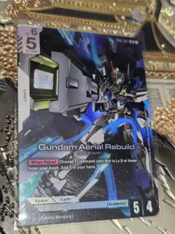 Gundam Card Game Gundam Aerial Rebuild Legend Rare Newtype Rising GD01-067 - Image 1