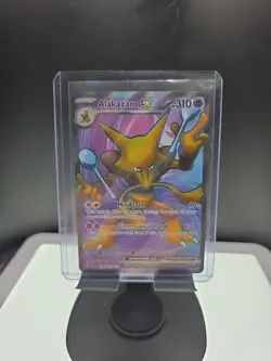 Pokemon TCG Alakazam EX 188/165 Ultra Rare Scarlet & Violet 151 Card - Image 1